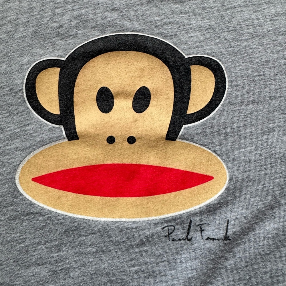 Paul Frank Vintage Gray T-Shirt with Blue Tag